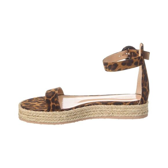 Gianvito Rossi Suede Platform Sandal, Brown